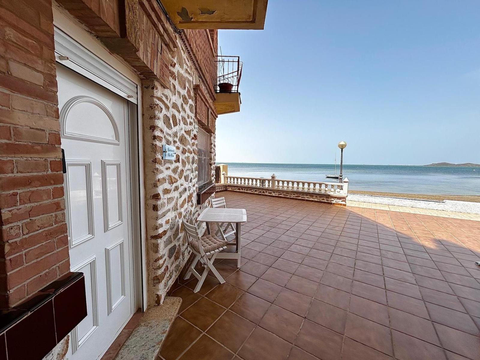 Apartamento Mar Menor, Los Urrutias - Beachfront Apartment With Patio Under New Management Since July 2024 Cartagena Exteriör bild